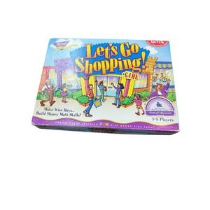 Lets Go Shopping Money Skill Building Board Game ages 9 & up  1999 Trend Enterpr